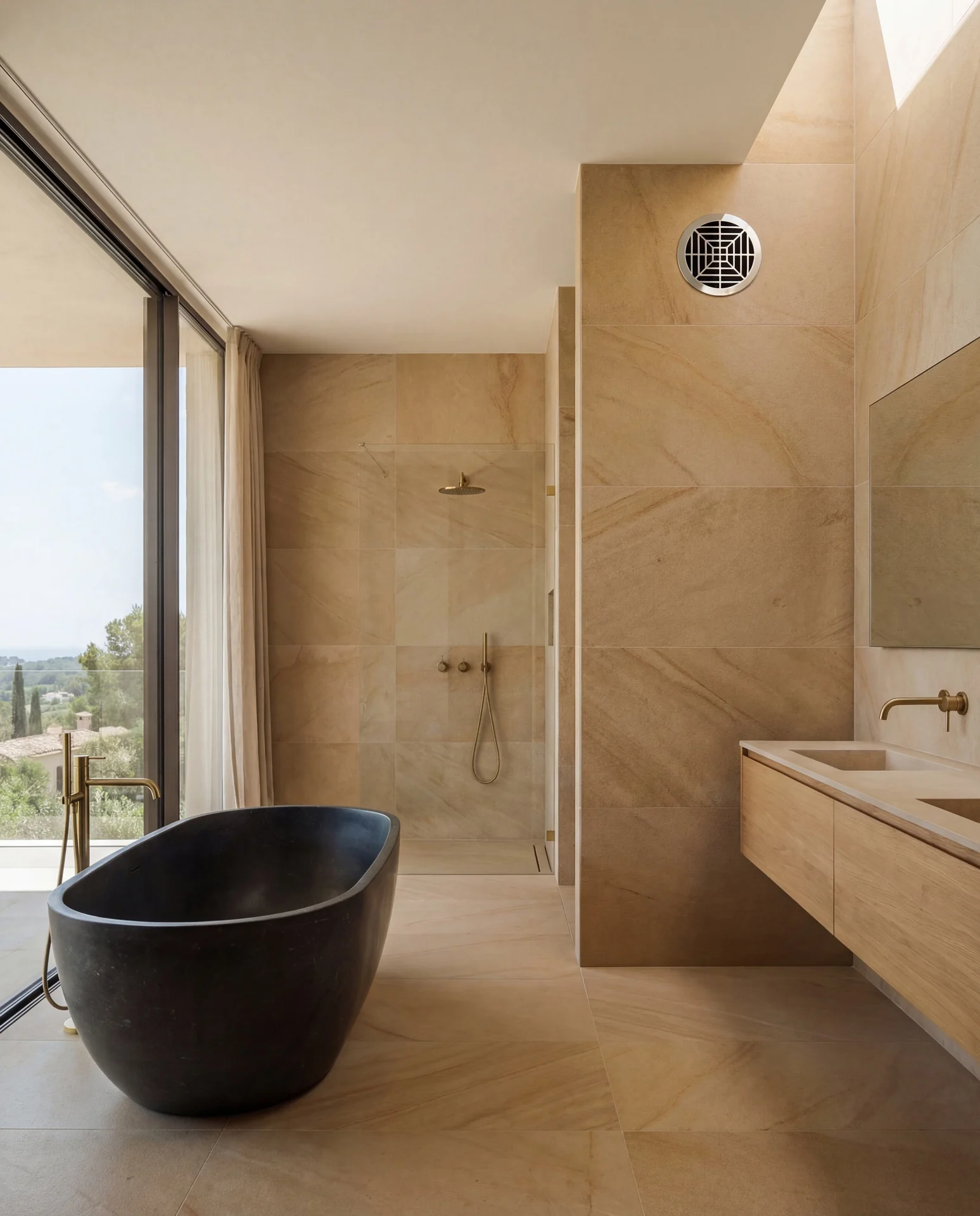Architectural detail in a carefully finished home