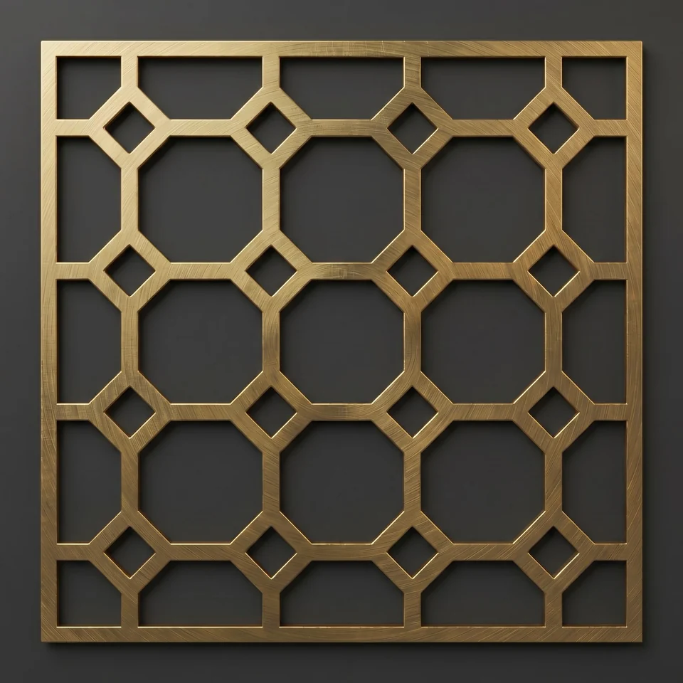 Octave metal grille pattern